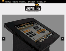 Tablet Screenshot of broadtime.com